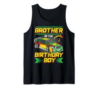 Brother of The Birthday Boy Race Car Party Family Matching Débardeur