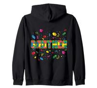 Brother of The Birthday Kid Brick Builder Birthday Squad Sweat à Capuche