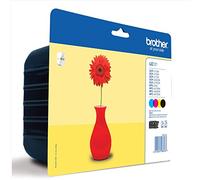 Brother original LC121VALBP | Brother original cartouche d'encre | Noir, Jaune, Cyan, Magenta