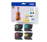 Brother Original LC127XL LC125XL Cartouches d'encre 4 Couleurs Multipack DCP J4110 | J4110W | J4110DW MFC J4410DW MFC J4510DW MFC J4610DW MFC J4710DW