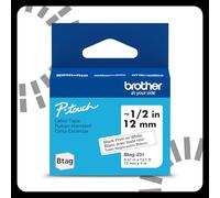 Brother P-Touch Btag BTAG231 Ruban adhésif noir sur blanc 12 mm x 4 m