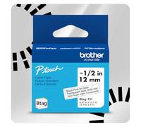 Brother P-Touch BTAG131 Ruban adhésif noir sur transparent pour étiquettes 12 mm x 4 m