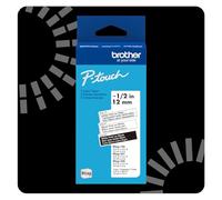 Brother P-Touch BTAG3M01 Lot de 3 rubans d'étiquettes Btag, 1,2 cm par 4 m, blanc sur transparent, noir sur blanc, blanc sur noir