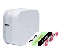 Brother P-Touch P300BTR + 3xTZExxx Etiqueteuse adapté pour Rubans: TZ 3.5 mm, 6 mm, 9 mm, 12 mm
