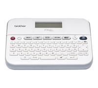 Brother P-Touch PT-D400VP - Étiqueteuse - Noir et blanc - transfert thermique - Rouleau (1,8 cm) - 180 dpi - jusqu'à 20 mm/sec - outil de coupe - impression par 5 lignes - blanc, gris clair