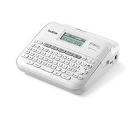 Brother P-Touch PT-D410 - Étiqueteuse - Noir et blanc - transfert thermique - 18 mm de large - 180 dpi - jusqu'à 20 mm/sec - USB - outil de coupe - impression miroir, impression verticale, impression