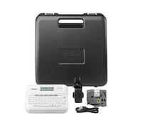 Brother P-Touch PT-D410VP | Étiqueteuse pour Bureau et Domicile | Avec Malette de Transport Incluse | Pour Rubans TZE de 3,5 à 18 mm de Large | Jusqu'à 20 mm/Secondes