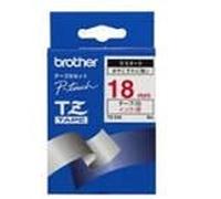 BROTHER P-Touch TZE242 18 mm RED/WHT