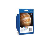 BROTHER Pack de 3 Cartouche Jet d'encre LC1240 (Cyan + Magenta + Jaune) Cap 600 pages