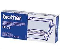 Brother PC-75 consommable pour télécopieur Cartouche de télécopie plus bobine 144 pages Noir 1 pièce(s)