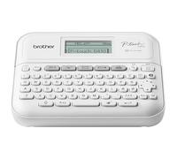 Brother PT-D410 Imprimante d'étiquettes de bureau polyvalente | Étiqueteuse de bureau P-Touch | Clavier QWERTY | Étiquettes très durables jusqu'à 18 mm de large, prise britannique