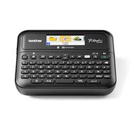 Brother PT-D610BTVP Étiqueteuse de Table Bluetooth avec Mallette, Connectable à PC et Smartphone, Écran Couleur, Bandes Série TZe de 3,5 à 24 mm, Inclut Un Adaptateur Courant AD-E001