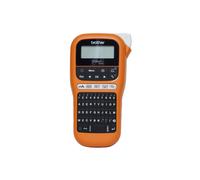 Brother PT-E110 Étiqueteuse Professionnelle Transfert Thermique 180x180 DPI, 20mm/s, Largeur 12mm, QWERTY, LCD 1 ligne, Compatible Bandes HGe/TZe 3.5-12mm