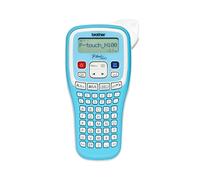 Brother PT-H100LB Etiqueteuse P-Touch Bleu, Transfert Thermique 180x180 DPI, 20mm/sec, Largeur Max 12mm, Ecran LCD 1 ligne, Clavier ABC, Mémoire 385 caractères