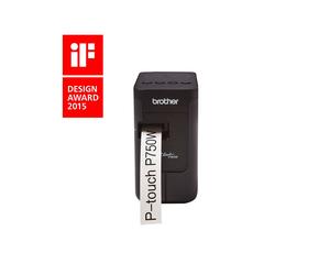 Brother PT-P750W Étiqueteuse Professionnelle 180x180 DPI, 30mm/sec, USB, WiFi, Massicot Auto, Codes Barres, Rubans HSE/TZe 3.5-24mm, Windows/macOS