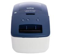 Brother QL-600R QL600RXX1 Imprimante d'étiquettes Rouge (Interface USB, Impression Code-Barres, unité de découpe Automatique) 130