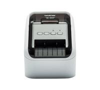 Brother QL-800 - Imprimante d'étiquettes - deux couleurs (monochrome) - thermique direct - rouleau (6,2 cm) - 300 x 600 ppp - jusqu'à 93 étiquettes/minute - USB 2.0 - outil de coupe - noir, blanc