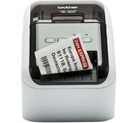 Brother QL-800 - Imprimante d'étiquettes - deux couleurs (monochrome) - thermique direct - rouleau (6,2 cm) - 300 x 600 ppp - jusqu'à 93 étiquettes/minute - USB 2.0 - outil de coupe - noir, blanc - 1.
