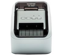 Brother QL-800, Imprimante d'étiquettes, Fonction d'impression Rouge-Noir, Interface USB, Impression de codes-barres, Découpeuse automatique, Imprime jusqu'à 62 mm de largeur