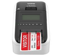 Brother QL-820NWBC Imprimante d'étiquettes ultra flexible avec plusieurs options de connectivité, noir/blanc, 14,5 x 12,7 x 23,4 cm