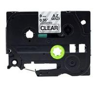 Brother Ril Bro.tape Clear-noir 9mm-121 Noir G