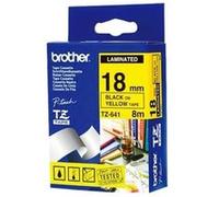 Brother - Rouleau (1,8 cm x 8 m) ruban laminé - pour P-Touch PT-18, 1830, 1880, 2030, 2100, 2110, 2430, 2700, 2710, 2730, 3600, 9700, 9800 G