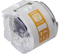 Brother Rouleau d'étiquettes 19 mm x 5 m papier blanc 1 pc(s) fixation permanente CZ1003 Rouleau d'étiquettes couleur
