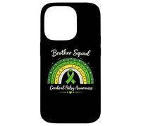 Brother Ruban de Sensibilisation à la CP Assorti Boho Rainbow Vert Coque pour iPhone 14 Pro