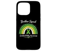 Brother Ruban de Sensibilisation à la CP Assorti Boho Rainbow Vert Coque pour iPhone 15 Pro Max