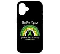 Brother Ruban de Sensibilisation à la CP Assorti Boho Rainbow Vert Coque pour iPhone 16