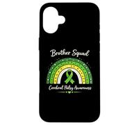 Brother Ruban de Sensibilisation à la CP Assorti Boho Rainbow Vert Coque pour iPhone 16 Plus