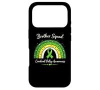 Brother Ruban de Sensibilisation à la CP Assorti Boho Rainbow Vert Coque pour iPhone 17 Pro