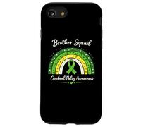 Brother Ruban de Sensibilisation à la CP Assorti Boho Rainbow Vert Coque pour iPhone SE (2020) / 7/8