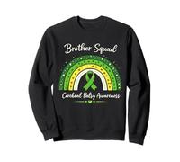 Brother Ruban de Sensibilisation à la CP Assorti Boho Rainbow Vert Sweatshirt