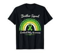 Brother Ruban de Sensibilisation à la CP Assorti Boho Rainbow Vert T-Shirt