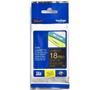 Brother TZe-344 - (18 mm) - Or sur noir - Ruban