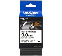 Ruban d'étiquetage pour gaine thermorétractable Brother HSe HSE221E Couleur de ruban: blanc Couleur