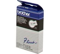 Brother TC-291 - (9 mm) - Noir sur blanc - Ruban