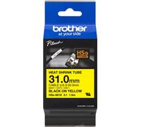 Brother Ruban Noir sur jaune Original HSe-661E