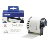 Brother DK-22205 ruban d'étiquette Noir sur blanc