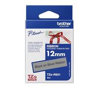 Brother Ruban pour étiqueteuse P-touch – Noir/Argent
