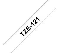 Brother Ruban TZe-121 pour étiqueteuse - 9 mm x 8 m - Noir sur Transparent