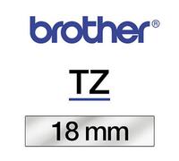 Brother Ruban TZe-141 pour étiqueteuse - 18 mm x 8 m - Noir sur Transparent