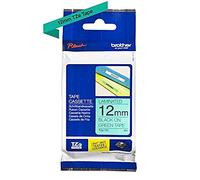 Brother TZe-731 - (12 mm) - Noir sur vert - Ruban