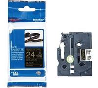 Ruban-TZER354-24mm or sur noir-Qt 1