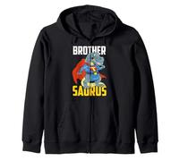 Brother Saurus Brother Dinosaure T-Rex Superhero Sweat à Capuche