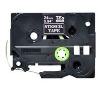 Brother STe-151 - Noir - rouleau (2,4 cm x 3 m) 1 cassette(s) ruban pour timbres - pour P-Touch PT-1600, 1650, 2430, 2460, 2470, 2700, 2710, 3600, 7500, 7600, 9800, PT-GL-200 G