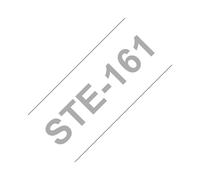 Brother STE-161 Ruban Pochoir 36mm x 3m Transfert Thermique, Noir, Compatible PT-3600, PT-9700PC, PT-9800PCN. Pour marquage permanent pièces et composants.