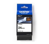 Brother STe-151 - (24 mm) - Noir sur transparent - Ruban