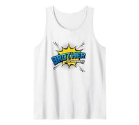 Brother & Superhero - Pour le meilleur frère style bande dessinée Débardeur